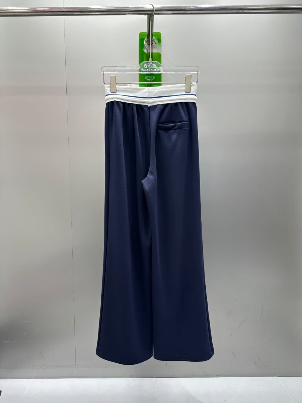 Midnight Blue Structured Trousers
