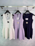 Elegant CC-Inspired Midi Dress Collection