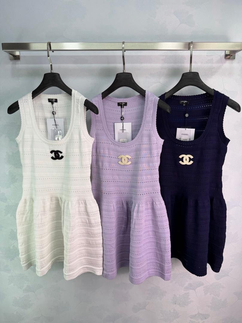 Elegant CC-Inspired Midi Dress Collection