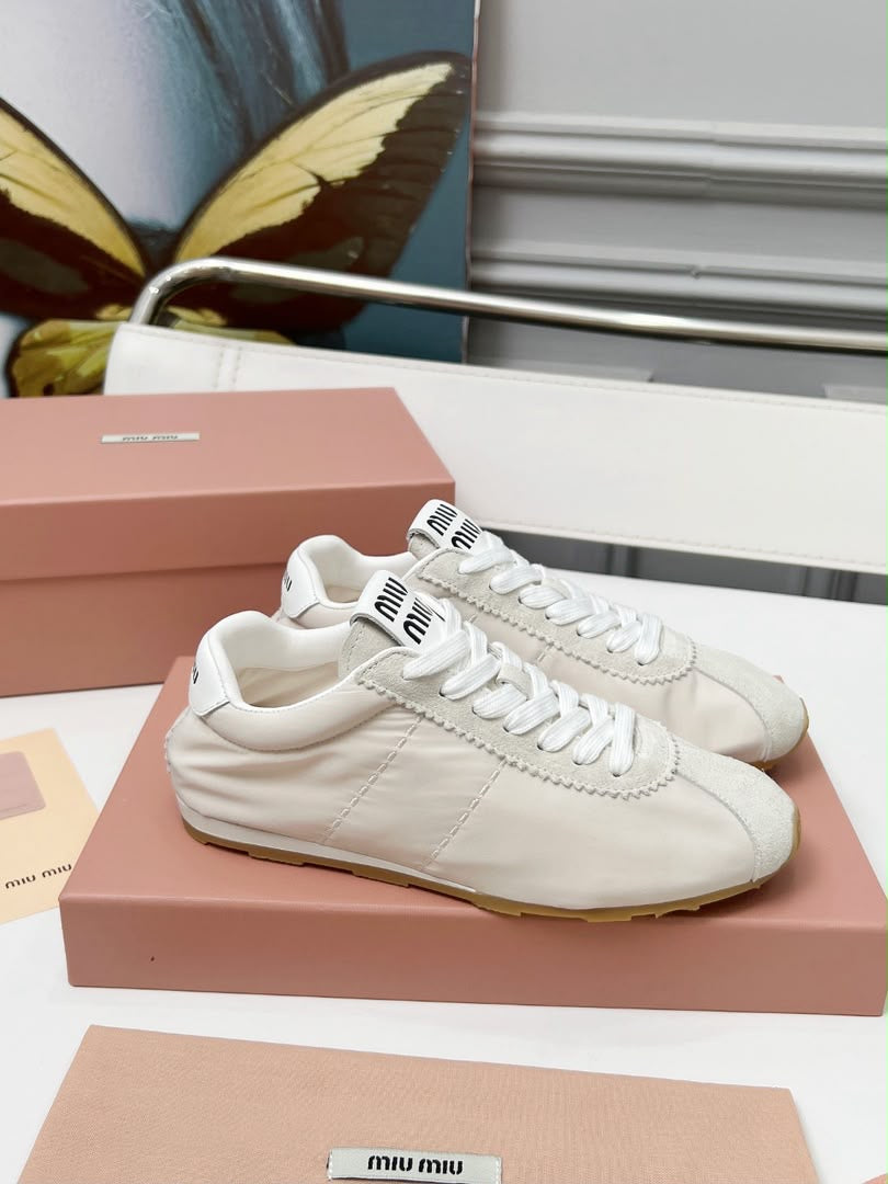 Cream Luxury Leather Shoes