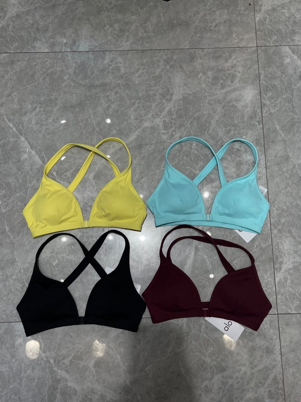 Multicolor Embroidered Performance Gym Set