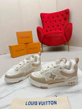 White Luxury Skate Trainers