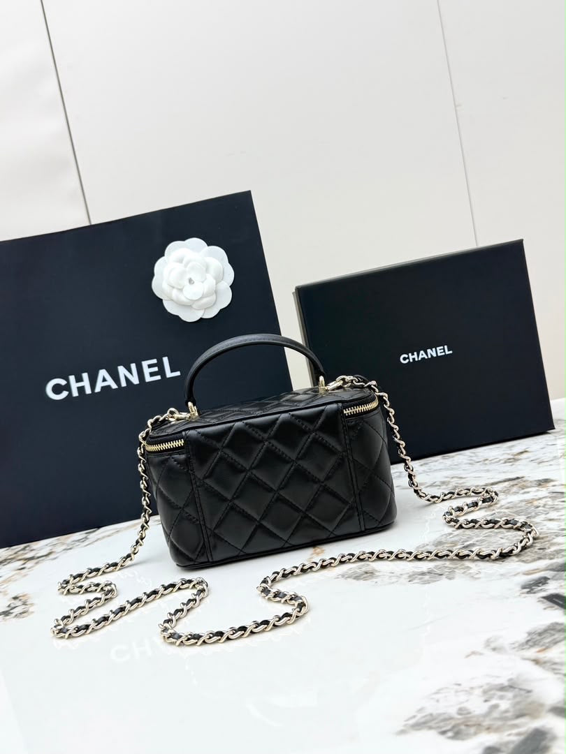 Luxury Quilted Vanity Bag