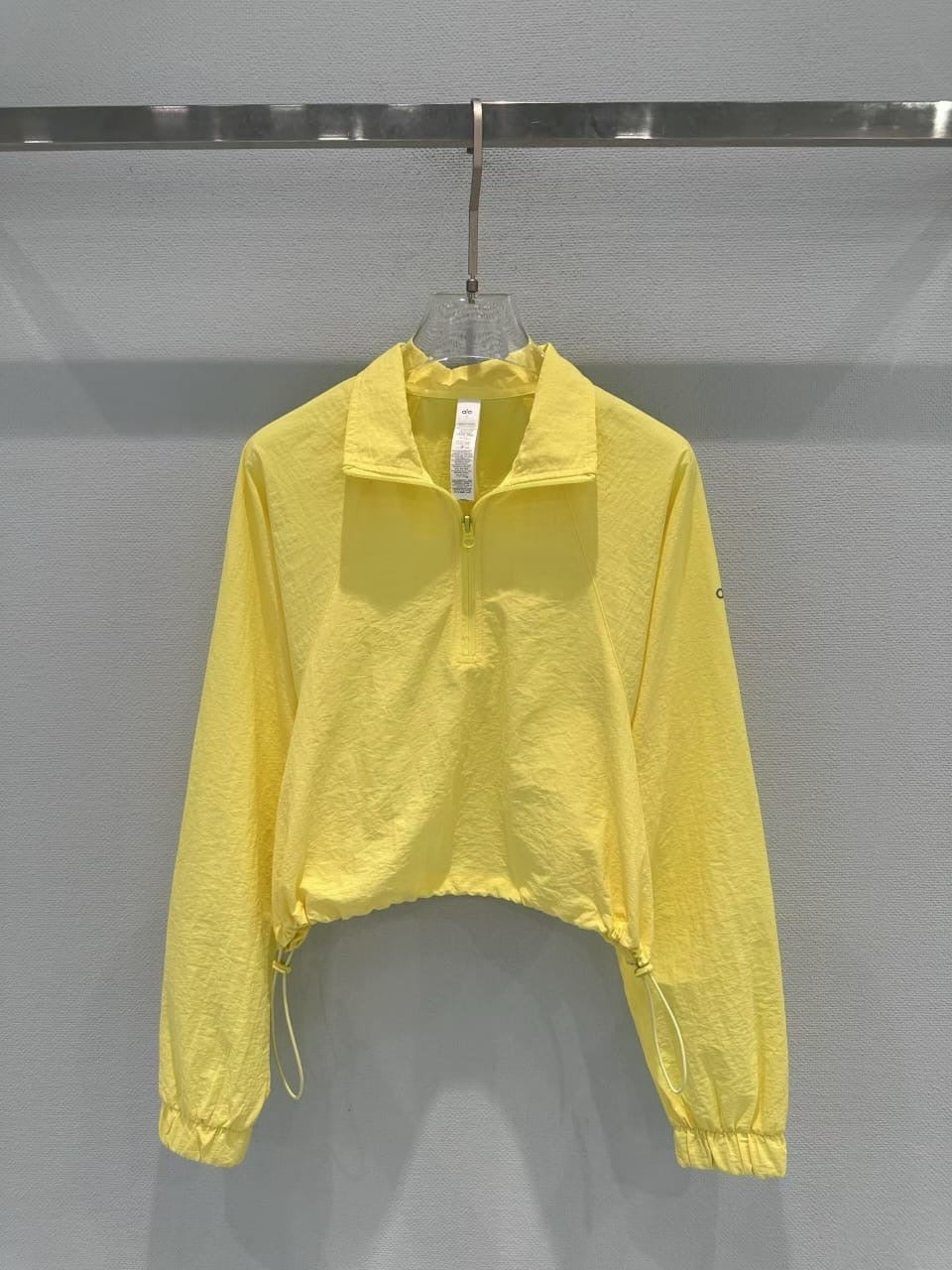 Sun Yellow Cropped Jacket and Matching Mini Skirt Set