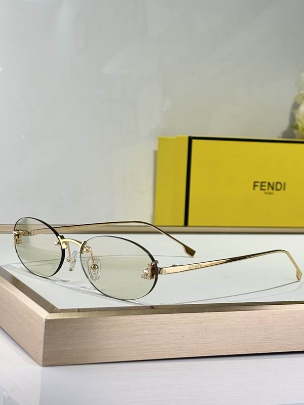 Slim Oval Metal Sunglasses