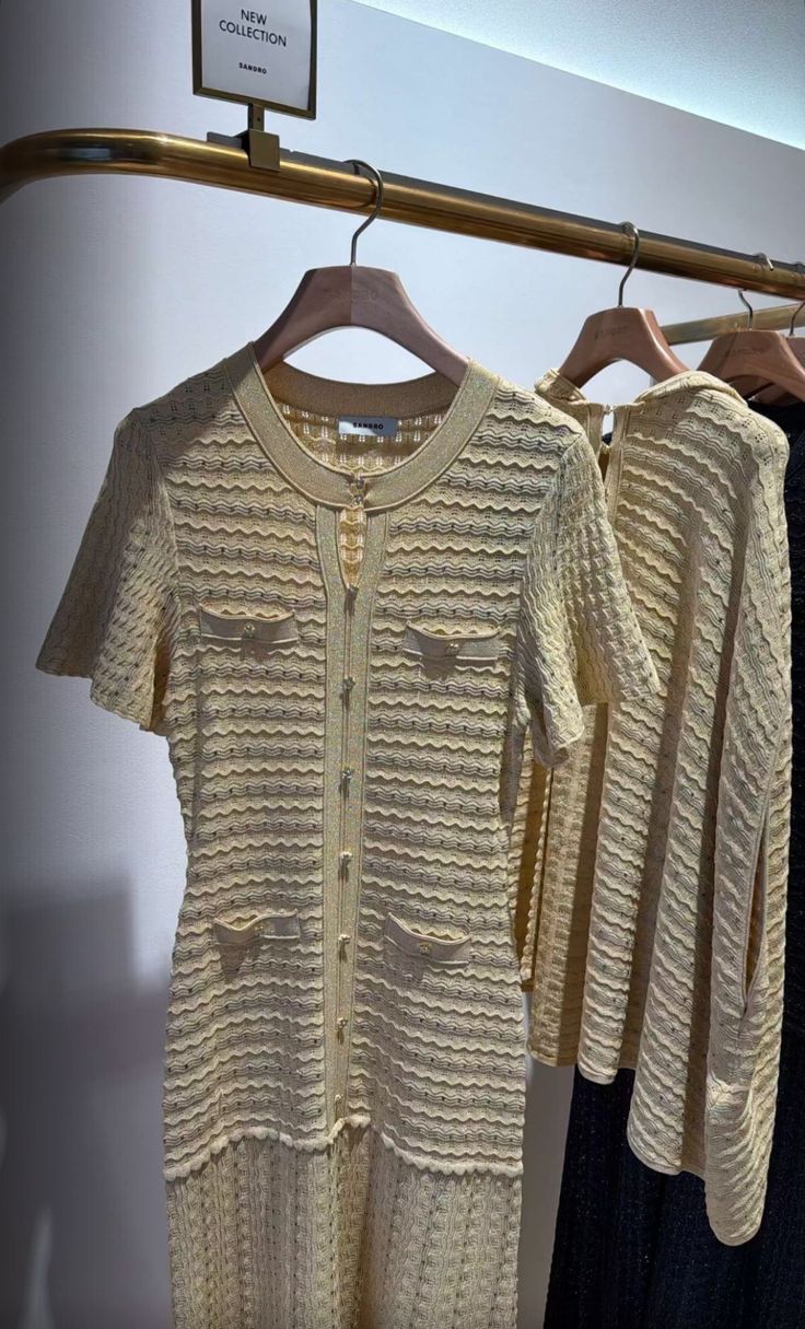Sparkly Beige Short Sleeve Dress