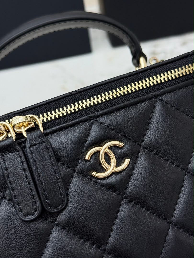 Luxury Quilted Vanity Bag