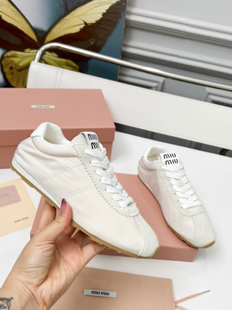 Cream Luxury Leather Shoes