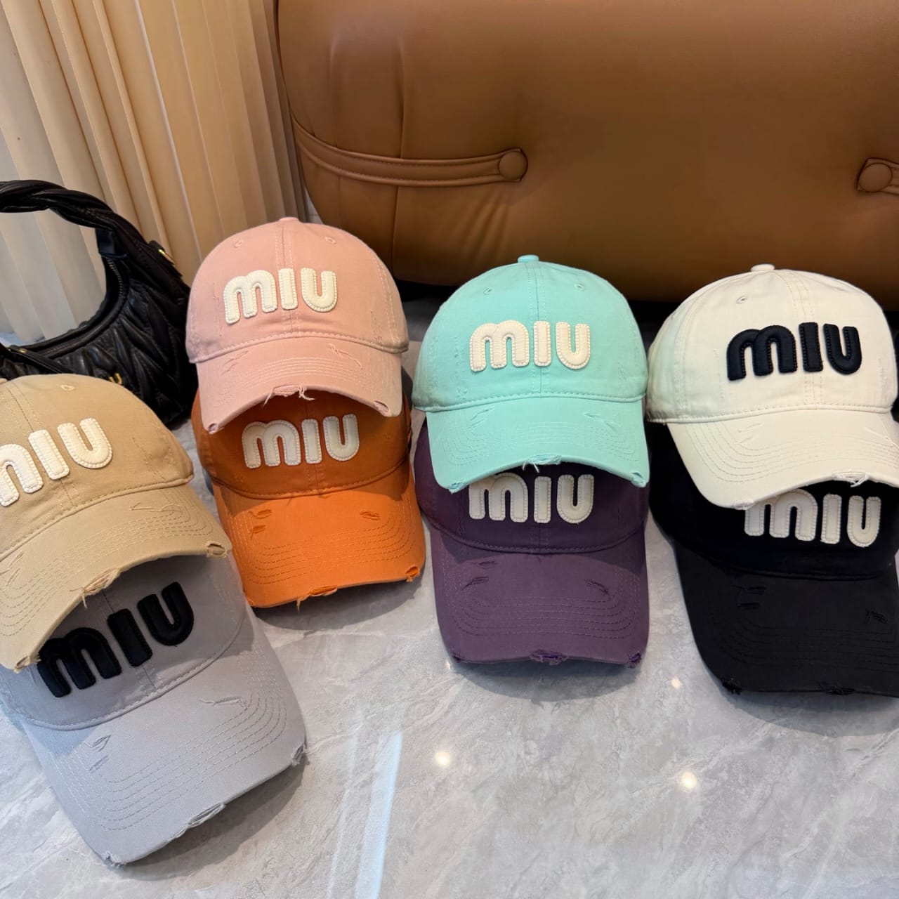 Tement Letter Cap in Multiple Colors